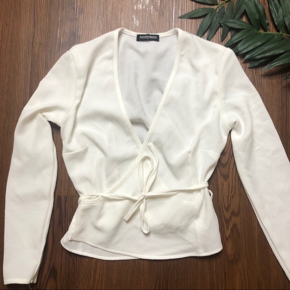 American Apparel Wrap Over Top
